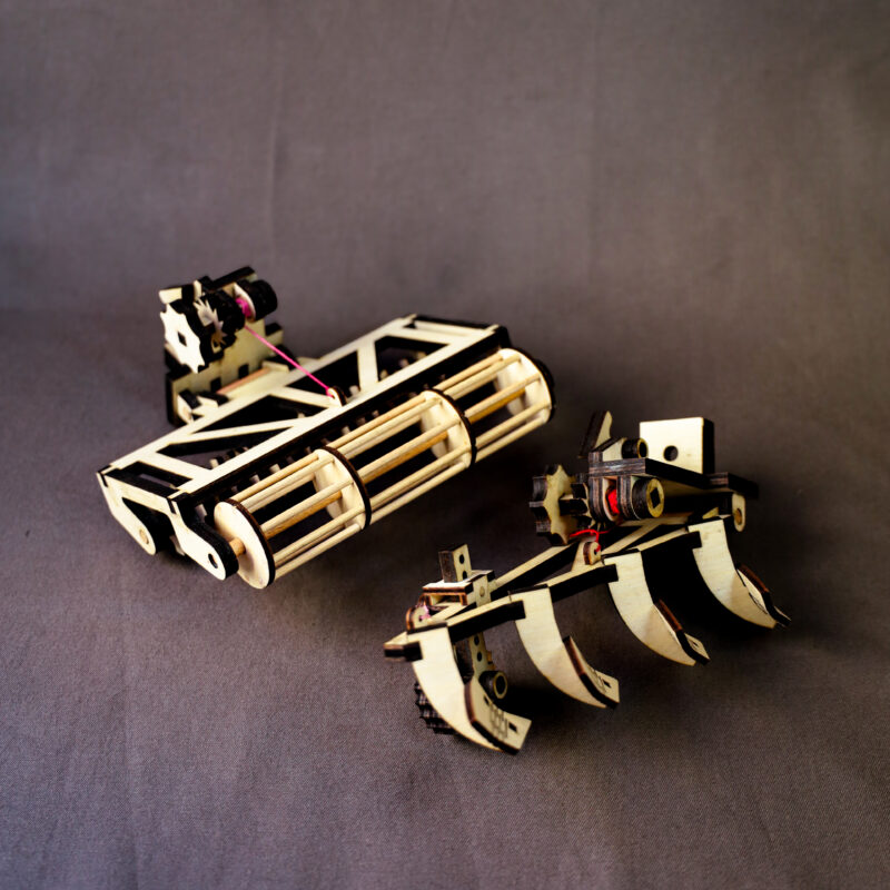 Zestaw do złożenia: pług + brona